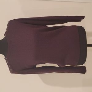 Banana Republic Factory Women's Sweater, Color: Purple, Size: Large